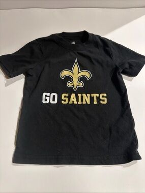 NFL TEAM  New Orleans Saints Toddler Size 2T Black